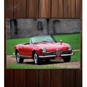 Металлическая табличка Alfa Romeo Giulietta Spider